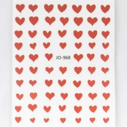Cici nails Stickers Red-love