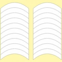 Pomoćne naljepnice za izradu francuske manikure